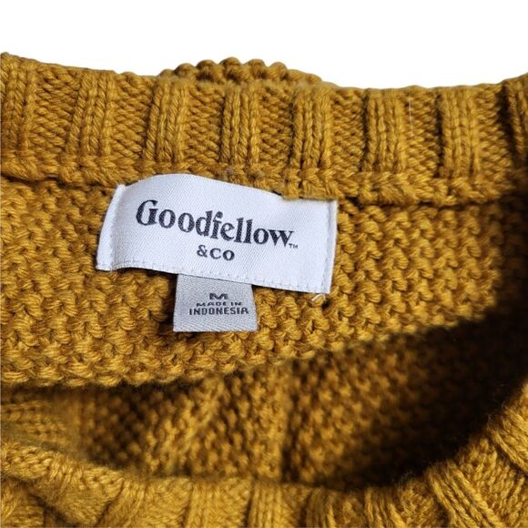 GOODFELLOW Cable Knitted sweater Size Medium - Picture 7 of 7